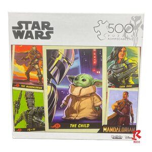 🧩Star Wars‎ 500 Piece Jigsaw Puzzle Game The Mandalorian New SEALED 🧩